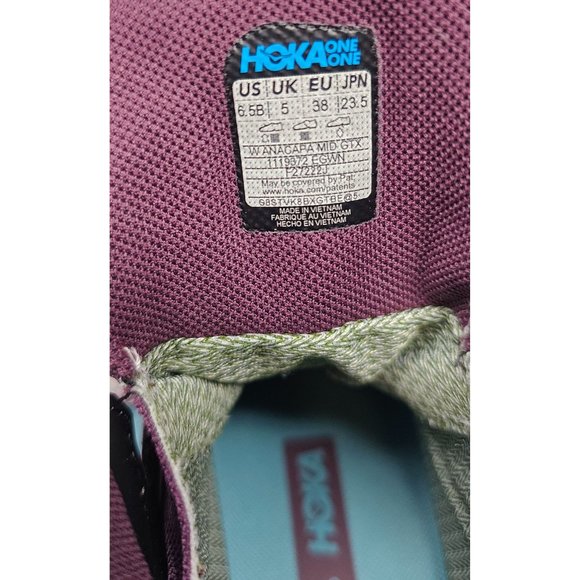 NEW! HOKA Anacapa Mid GTX Hiker Womens Boot 6.5B US ElderberryGrape - Picture 12 of 12